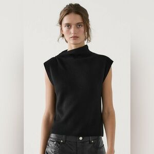 Massimo Dutti Grey Sleeveless Top